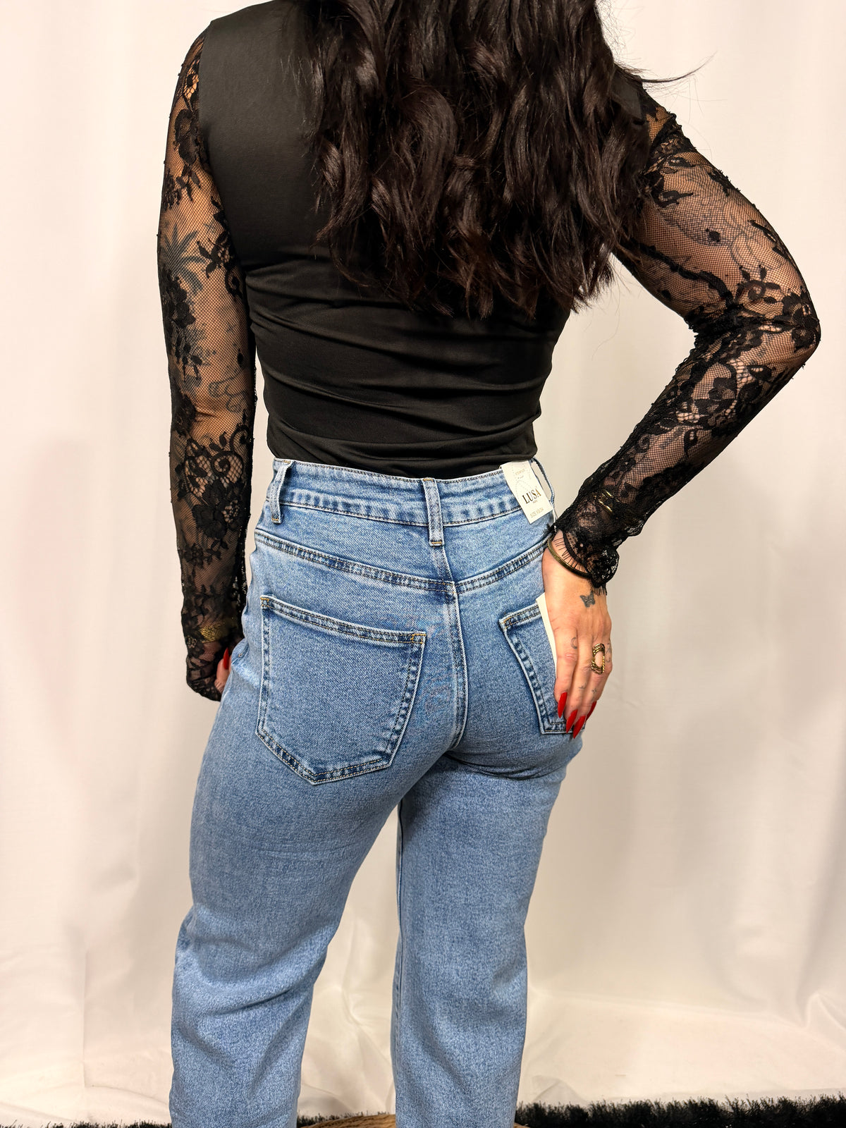 Jean Taille Haute Wide Leg Stretch