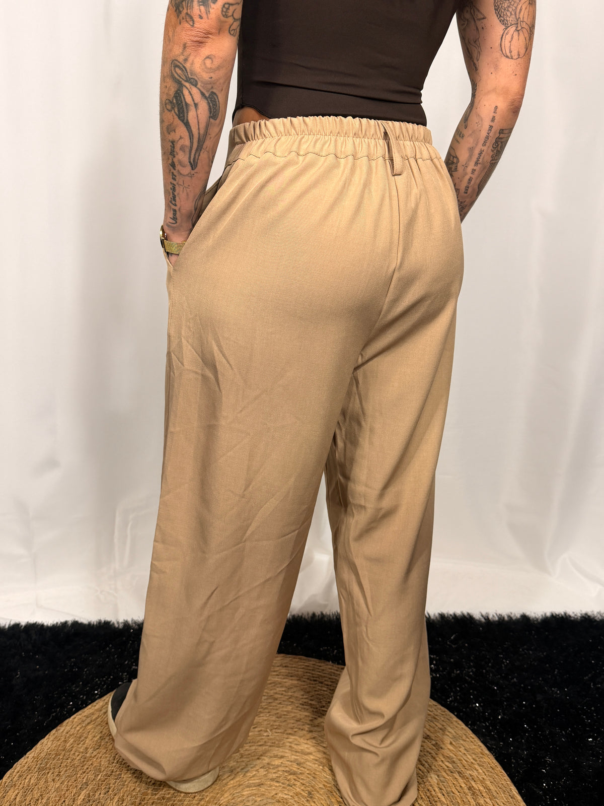 Pantalon fluide asymétrique