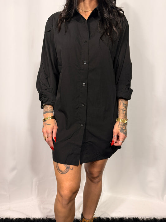 Chemisier oversize en coton