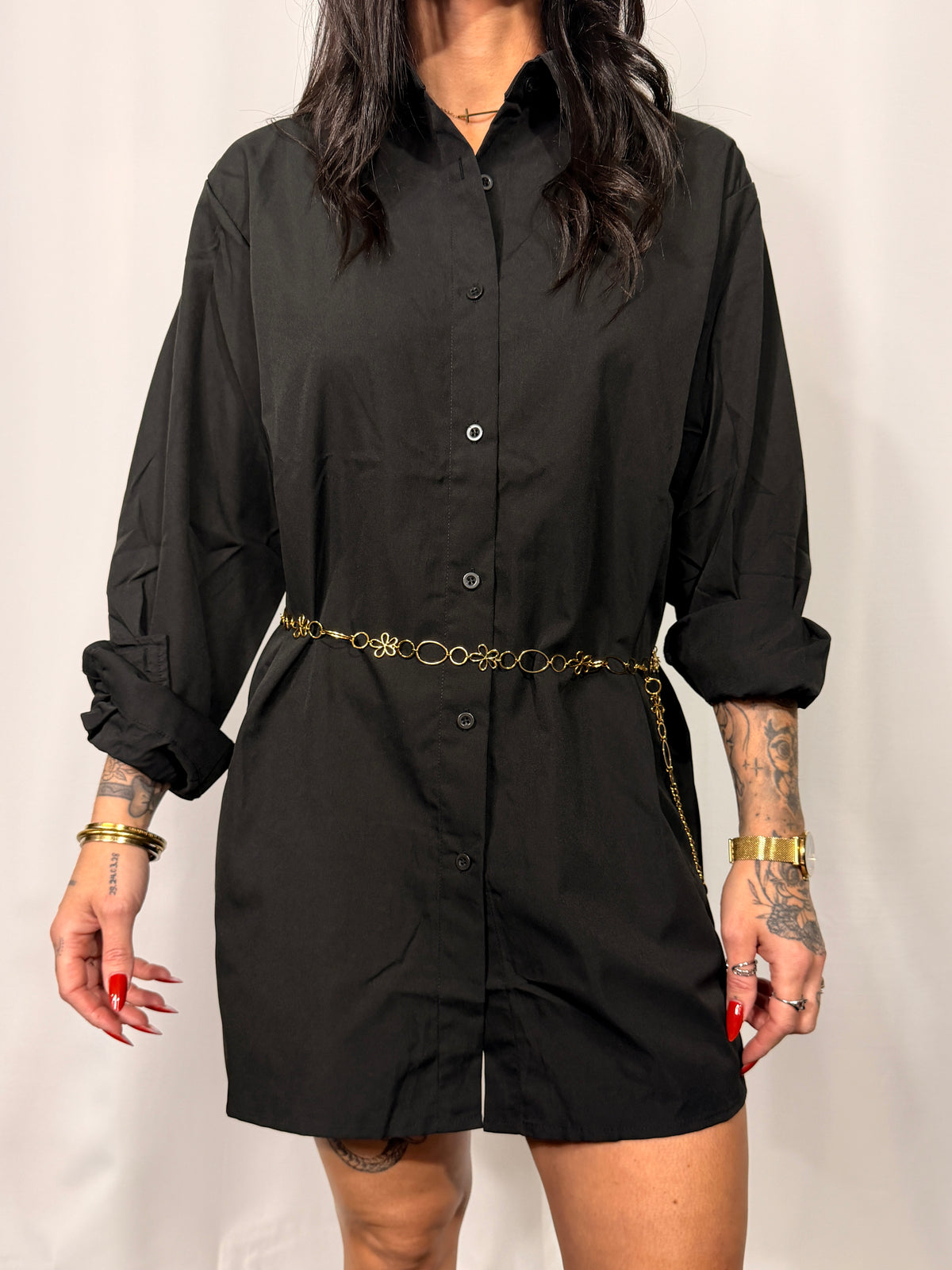 Chemisier oversize en coton