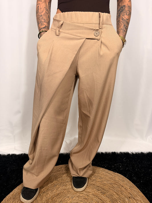 Pantalon fluide asymétrique