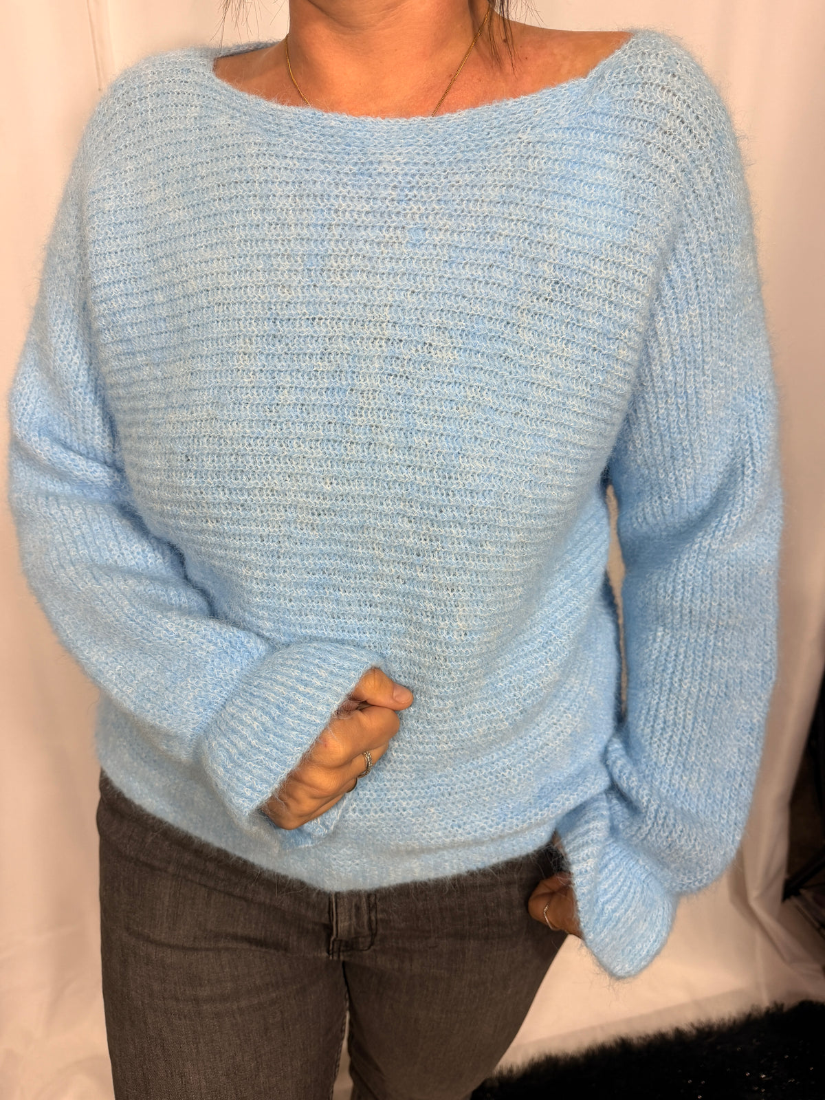 Pull à col rond
