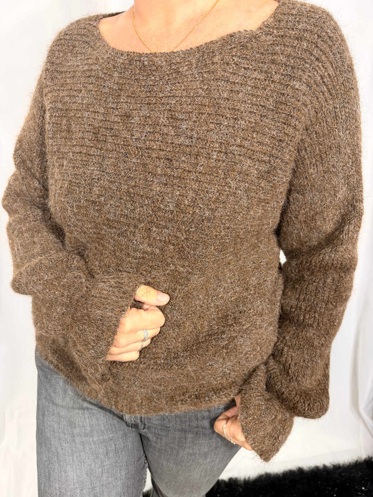 Pull à col rond
