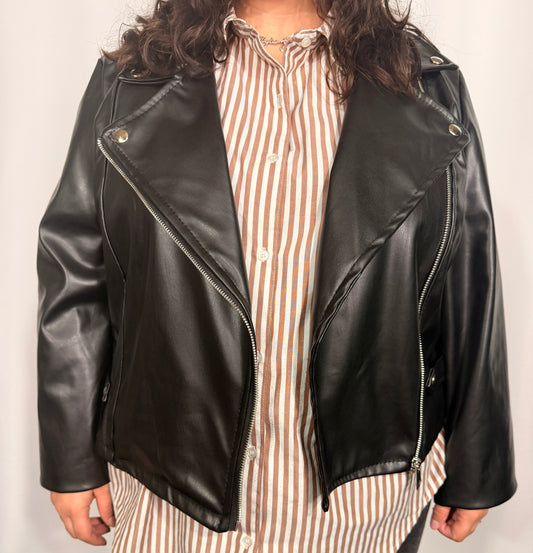 Veste simili cuir